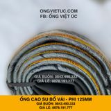  Ống cao su bố vải KT phi 125MM Nhập Khẩu - Ống Chống Phá Chống Nổ Việt Úc 