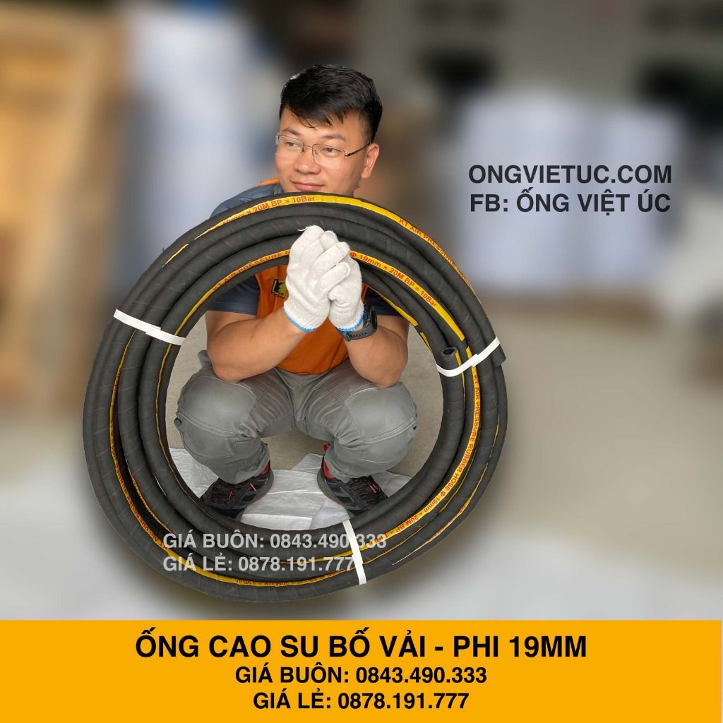  Ống Cao Su Bố Vải KT Phi 22MM Nhập Khẩu - Ống Xối Việt Úc 