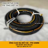  Ống Cao Su Bố Vải KT Phi 25MM Nhập Khẩu - Ống Xối Việt Úc 