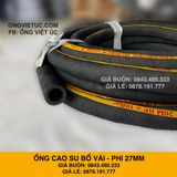  Ống Cao Su Bố Vải KT Phi 27MM Nhập Khẩu - Ống Xối Việt Úc 