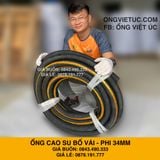  Ống Cao Su Bố Vải KT Phi 34MM Nhập Khẩu - Ống Xối Việt Úc 