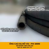  Ống Cao Su Bố Vải KT Phi 38MM Nhập Khẩu - Ống Xối Việt Úc 