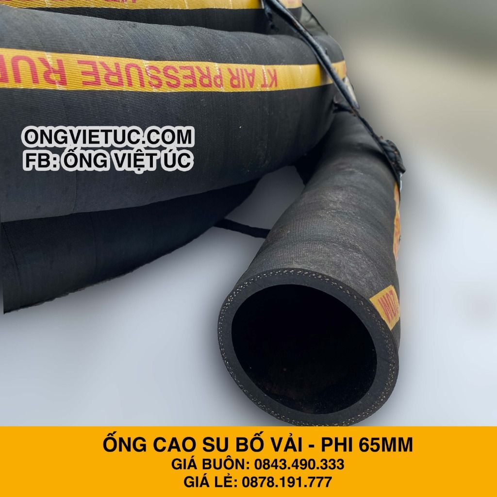  Ống Cao Su Bố Vải KT Phi 65MM Nhập Khẩu - Ống Xối Việt Úc 