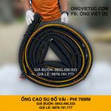  Ống cao su bố vải KT phi 76MM Nhập Khẩu - Ống Chống Phá Chống Nổ Việt Úc 