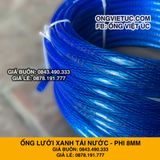  Ống nhựa lưới dẻo PVC phi 8mm - Ống lưới xanh dẫn nước Việt Úc 