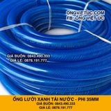  Ống nhựa lưới dẻo PVC phi 35mm - Ống lưới xanh dẫn nước Việt Úc 