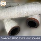  Ống Cao Su Bố Thép Phi 100MM cây 6M - Ống Rồng Hút Bùn Cát Việt Úc 