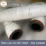  Ống Cao Su Bố Thép Phi 100MM cây 8M - Ống Rồng Hút Bùn Cát Việt Úc 