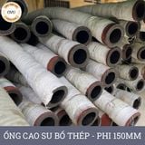  Ống Cao Su Bố Thép Phi 150MM cây 6M - Ống Rồng Hút Bùn Cát Việt Úc 