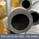  Ống Cao Su Bố Thép Phi 150MM cây 8M - Ống Rồng Hút Bùn Cát Việt Úc 