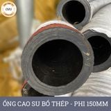 Ống Cao Su Bố Thép Phi 150MM cây 6M - Ống Rồng Hút Bùn Cát Việt Úc 