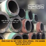  Ống Cao Su Bố Thép Phi 200MM Cây 3M - Ống Rồng Hút Bùn Cát Việt Úc 