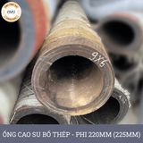  Ống Cao Su Bố Thép Phi 220MM Cây 4M - Ống Rồng Hút Bùn Cát Việt Úc 