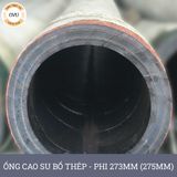  Ống Cao Su Bố Thép Phi 273MM (275MM) Cây 1M - Ống Rồng Hút Bùn Cát Việt Úc 