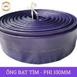  Ống bạt cốt dù tím phi 100MM cuộn 20M - Ống nhựa PVC tải cát sỏi Việt Úc 