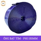  Ống bạt cốt dù tím phi 150MM cuộn 20M - Ống nhựa PVC tải cát sỏi Việt Úc 