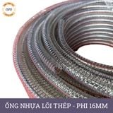  Ống nhựa mềm lõi thép nhập khẩu phi 16mm - Nhựa dẻo lõi lò xo Việt Úc 