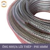  Ống nhựa mềm lõi thép nhập khẩu phi 16mm - Nhựa dẻo lõi lò xo Việt Úc 