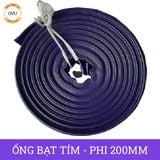  Ống bạt cốt dù tím phi 200MM cuộn 40M - Ống nhựa PVC tải cát sỏi Việt Úc 