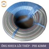  Ống nhựa mềm lõi thép nhập khẩu phi 42mm - Nhựa dẻo lõi lò xo Việt Úc 