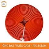  Ống bạt vàng cam phi 50mm - Ống bạt mềm cốt dù Việt Úc 