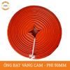  Ống bạt vàng cam phi 50mm - Cuộn 20m - Ống bạt mềm cốt dù Việt Úc 