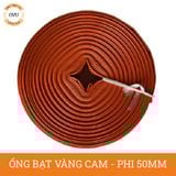  Ống bạt vàng cam phi 50mm - Cuộn 20m - Ống bạt mềm cốt dù Việt Úc 