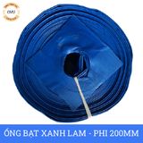  Ống bạt bơm nước Phi 200MM cuộn 15M - Ống bạt cốt dù Việt Úc 