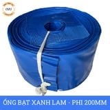  Ống bạt bơm nước Phi 200MM cuộn 40M - Ống bạt cốt dù Việt Úc 