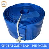  Ống bạt bơm nước Phi 200MM cuộn 20M - Ống bạt cốt dù Việt Úc 