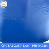  Ống bạt bơm nước Phi 200MM cuộn 15M - Ống bạt cốt dù Việt Úc 