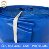  Ống bạt bơm nước Phi 200MM cuộn 20M - Ống bạt cốt dù Việt Úc 