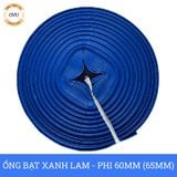  Ống bạt bơm nước Phi 60mm (65mm) cuộn 100M - Ống bạt cốt dù Việt Úc 