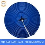  Ống bạt bơm nước Phi 60mm (65mm) cuộn 20M - Ống bạt cốt dù Việt Úc 