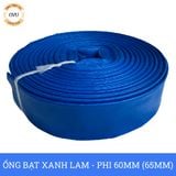  Ống bạt bơm nước Phi 60mm (65mm) cuộn 20M - Ống bạt cốt dù Việt Úc 