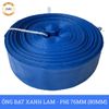 Ống bạt bơm nước Phi 76mm (80mm) cuộn 20M - Ống bạt cốt dù Việt Úc