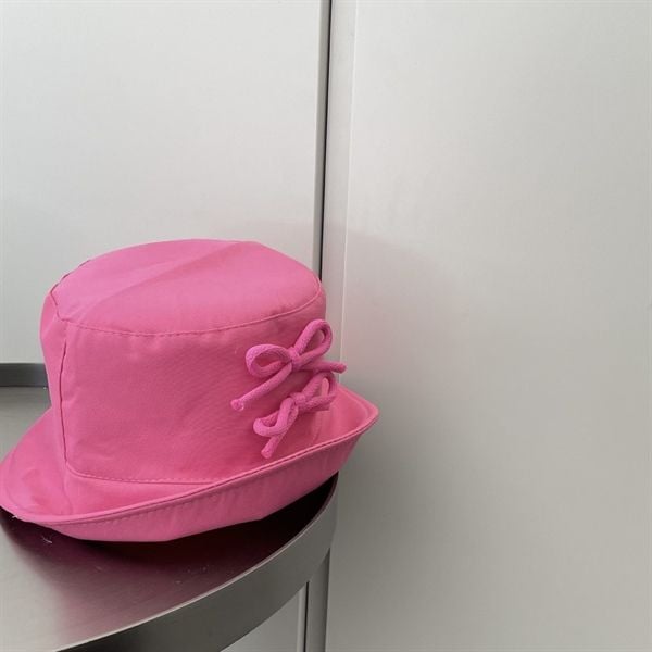  Nón vành hồng nơ 