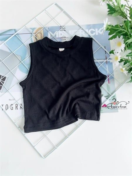  Áo thun tăm sát nách - Đen 