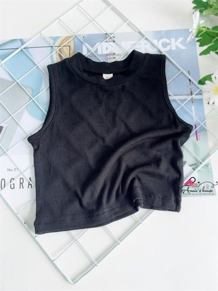  Áo thun tăm sát nách - Đen 