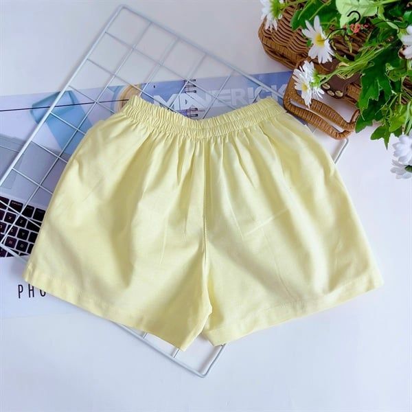  Quần đùi 2 túi - vàng 