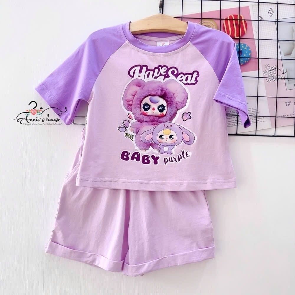  Set bộ Baby Purple tím Jam & Jen 