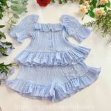  Bộ xốp nhún - xanh biển 