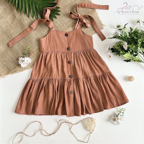  Đầm 2 dây - Cam đất 