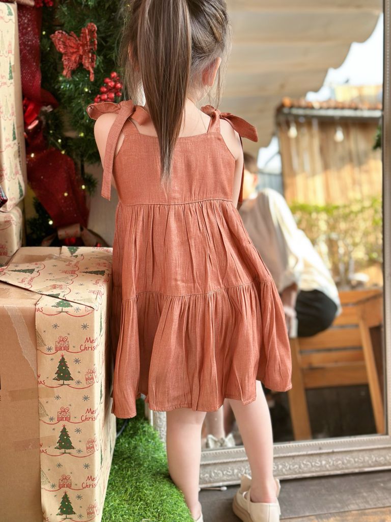  Đầm 2 dây - Cam đất 