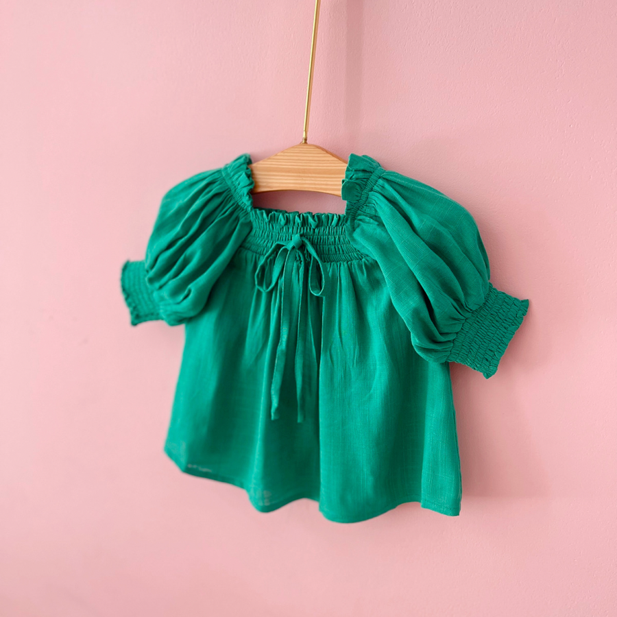  set bộ linen - Xanh 