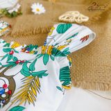  Đầm 2 dây bèo lớn - Cô gái xanh 