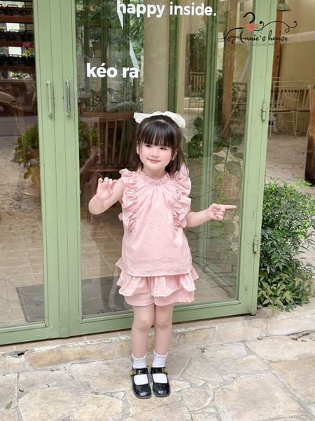  SET AMELIA TIỂU THƯ Bèo Tầng - Hồng 