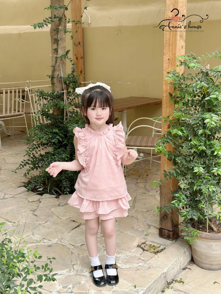  SET AMELIA TIỂU THƯ Bèo Tầng - Hồng 