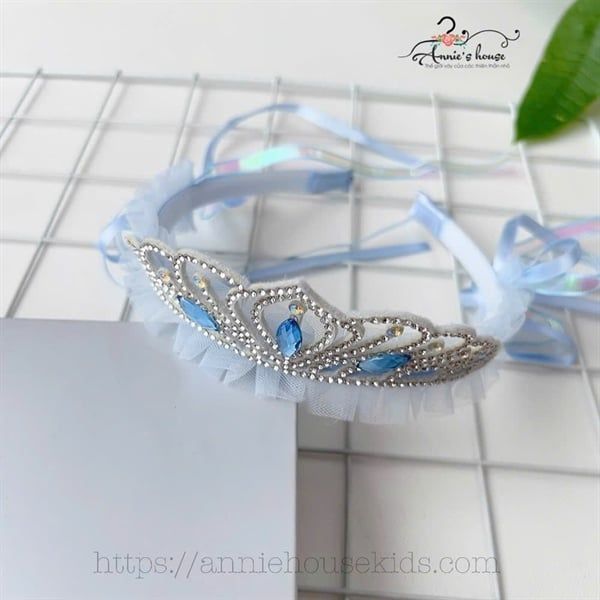  Cài vương miện Elsa đính đá 