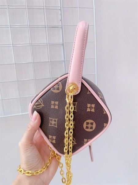  Túi xách cho bé- Túi Vuông Nâu 